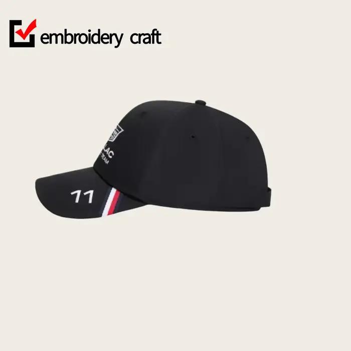 Casquette de baseball brodée de l'équipe Cadillac F1 de Formule 1, casquette de fan, casquette de sp