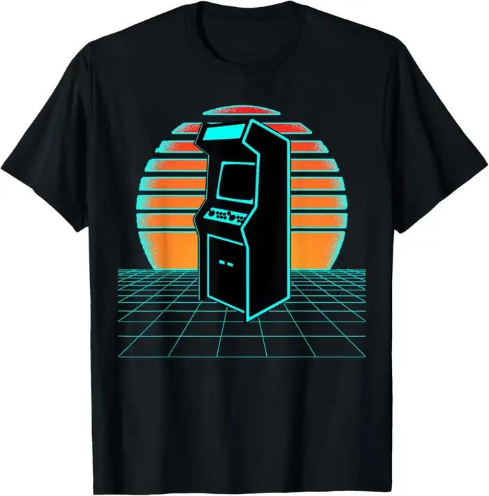 80s 90s jeu vidéo rétro Vintage classique Arcade T-Shirt Streetwear hommes vêtements Vintage T-Shirt