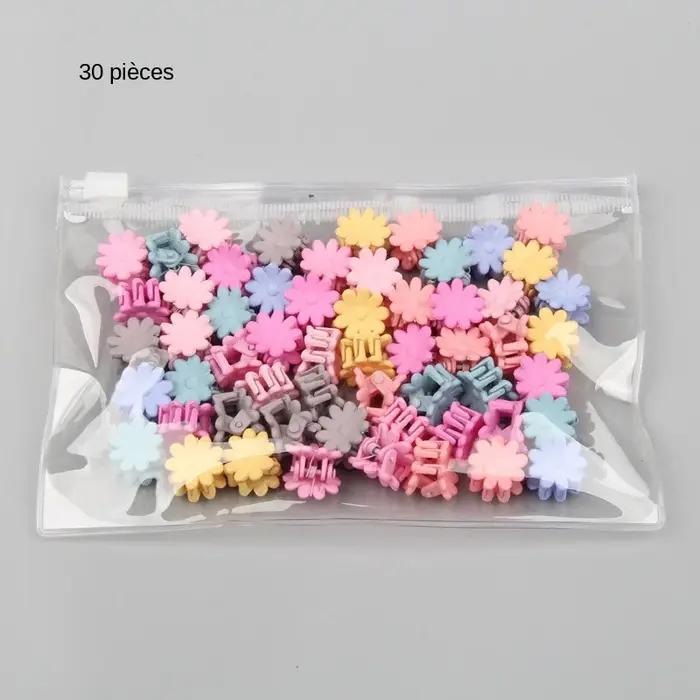 30 pièces/sac Mini pinces à cheveux mignonnes pour filles bébé épingle