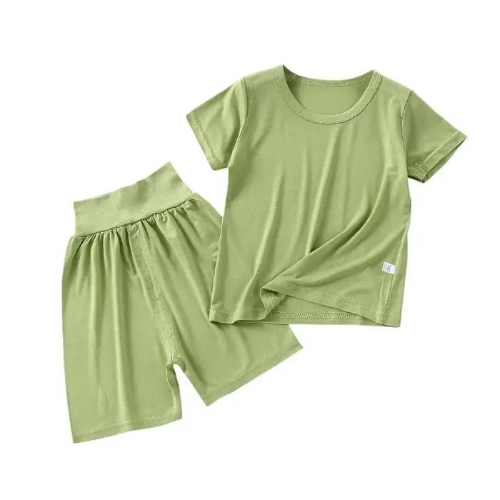 Printemps été bébé filles vêtements Pyjamas ensembles enfants garçon Modal Homewear Modal vêtements