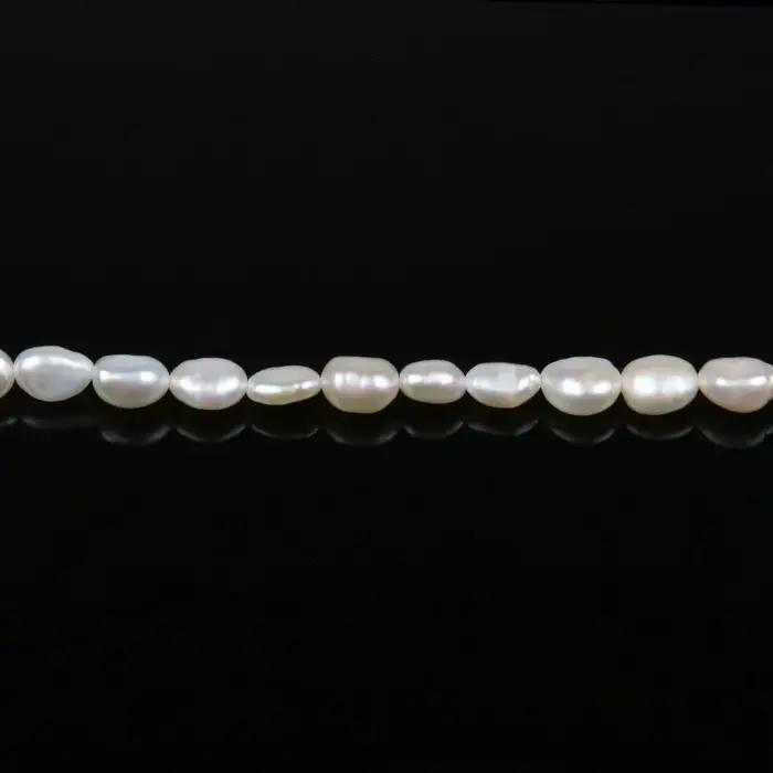 Perles d'Eau Douce Naturelles de Haute Qualité, Perforation Irrégulière, pour la Fabrication de Bijo