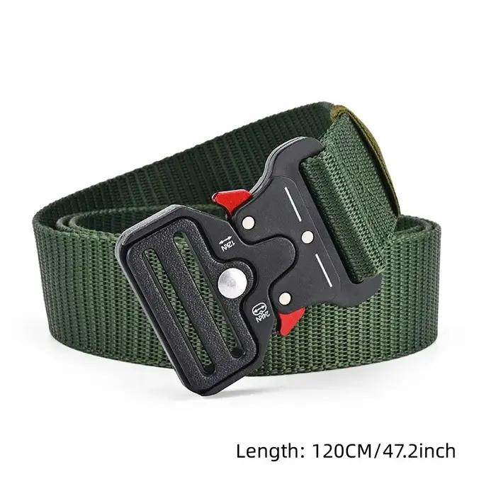 1 Pcs Alpinisme En Plein Air Multifonctionnel Tactique Nylon Toile Tissé Pantalon Ceinture