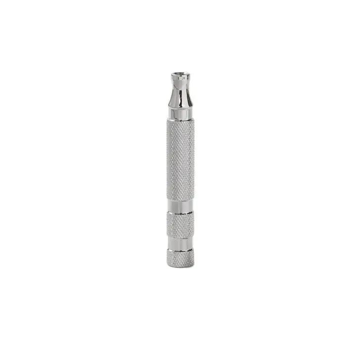 YAQI-Poignée de rasoir de sécurité pour homme, acier inoxydable 303 poli
