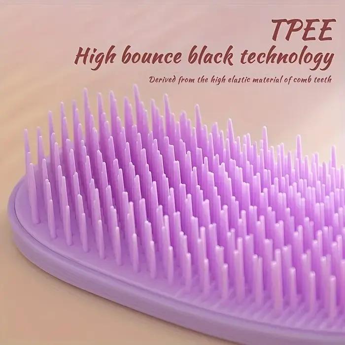 Peigne démêlant antistatique doux pour Massage du cuir chevelu, brosse à cheveux non nouée, Anti-fri