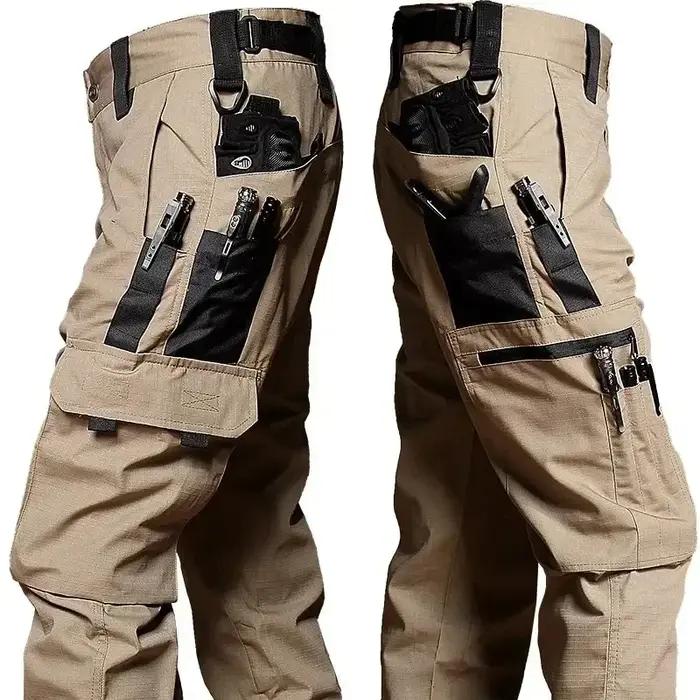 Nouveau pantalon de travail tactique hommes décontracté extérieur imperméable Cargo pantalon 2/1 piè