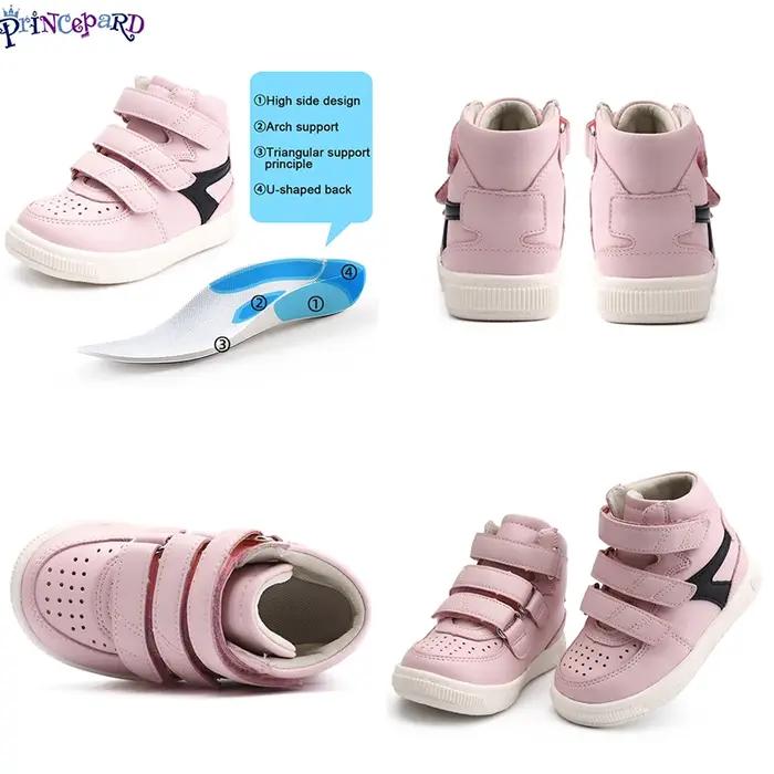 Rosa Epard-Chaussures décontractées pour filles et garçons, baskets orthopédiques 4 roues motrices,