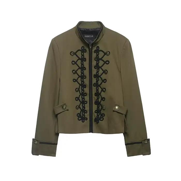 Vestes et Manteaux Printemps Femme 2026 Nouvelle Mode Rétro Élégante Slim Blazers Chic Jeunesse Voya