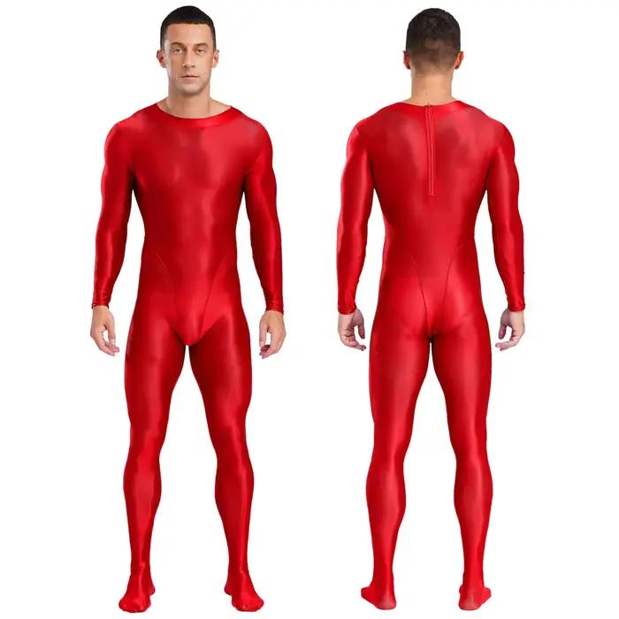 Combinaisons d'entraînement de Sport en forme de corps de Yoga pour hommes, collants lisses et brill