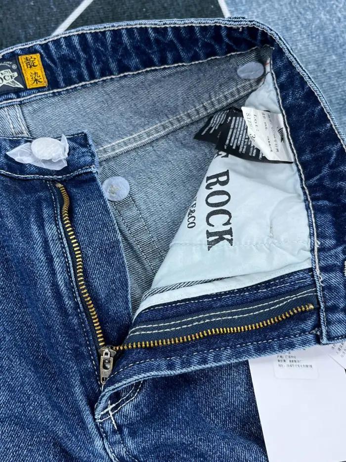 Jean droit rétro américain pour hommes, ample, délavé, multi-poches, pantalon décontracté, nouvelle