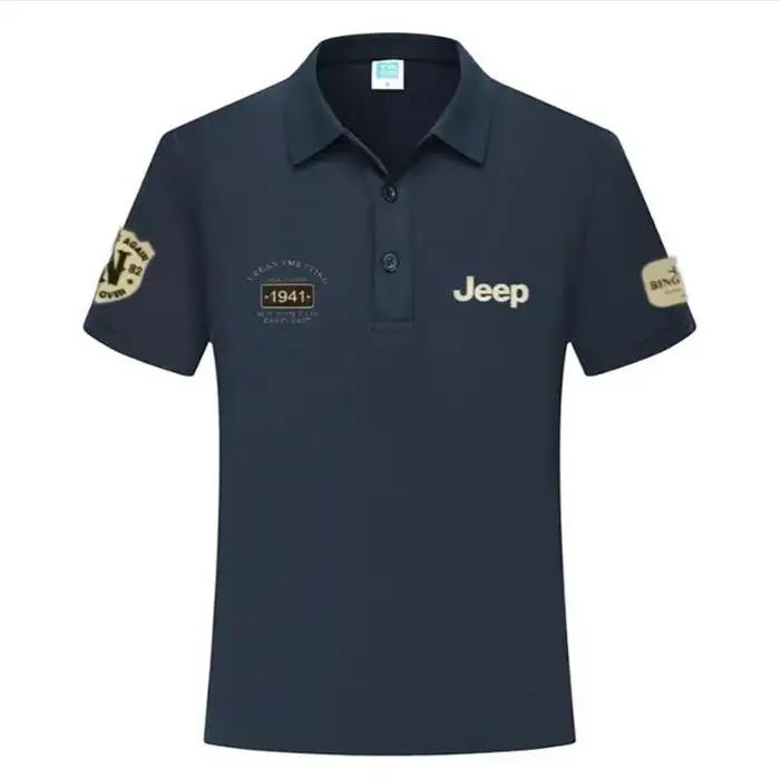 Nouveau t-shirt et polo en coton de haute qualité Jeep 2026, chemise décontractée à manches courtes