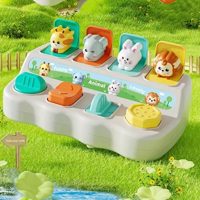 Jouets animaux pop-up Montessori et boîtes d'apprentissage – Améliore la logique et les motricité, c