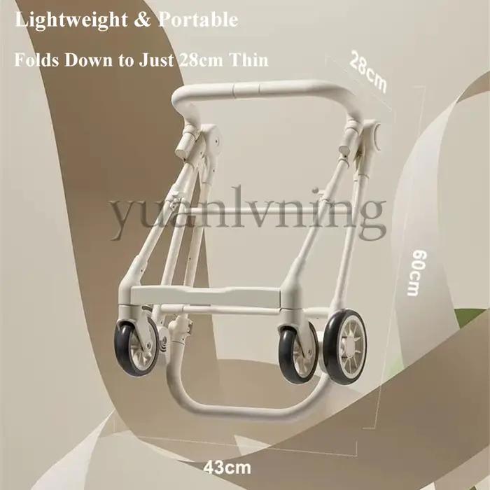 Poussette pliable pour bébé, compacte et légère, poussette de voyage pour tout-petits, poussette pour l'extérieur