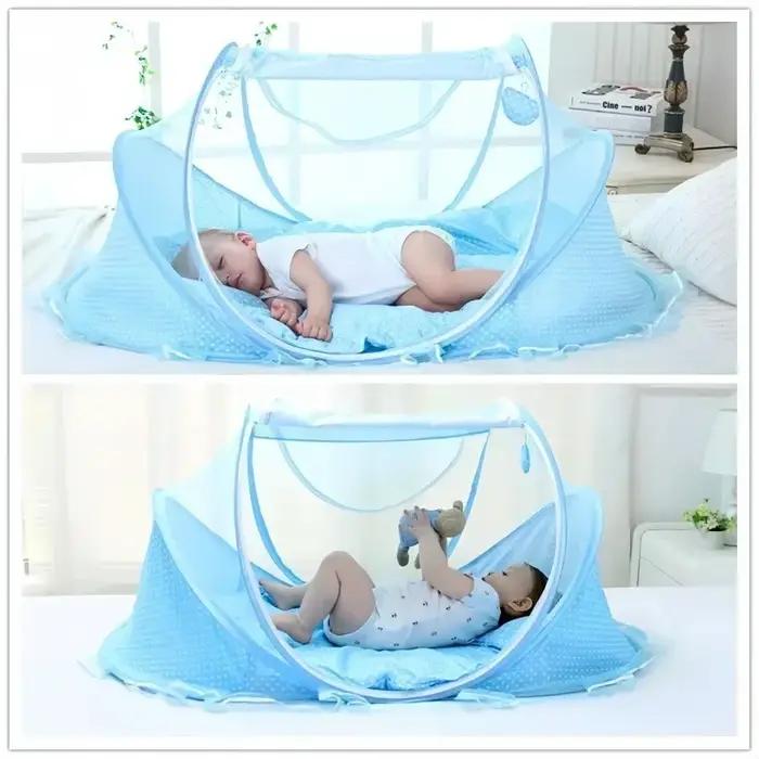Lit de bébé filet de berceau portable pliable moustiquaire tente couchage nouveau-né sécurité confort chambre enfant voyage