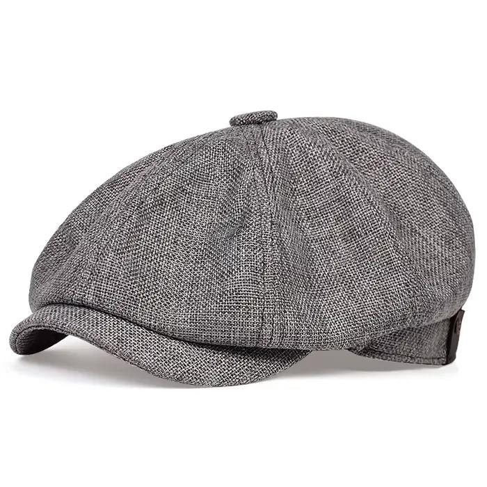 Hommes décontracté gavroche chapeau printemps automne rétro béret chapeaux sauvage chapeaux décontra