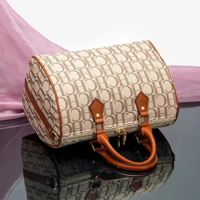 CHCH sac d'oreiller femme automne/hiver nouvelle Collection lettre sac à main marron Boston sac