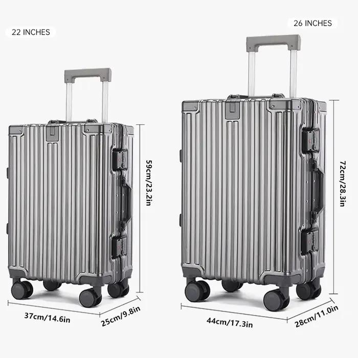 Valise pour homme 2026 Nouvelle valise à roulettes grande capacité, robuste et durable, avec fermetu