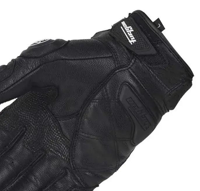 Gants en cuir véritable de haute qualité pour hommes Luva Moto gant de Moto Guantes Protection cours