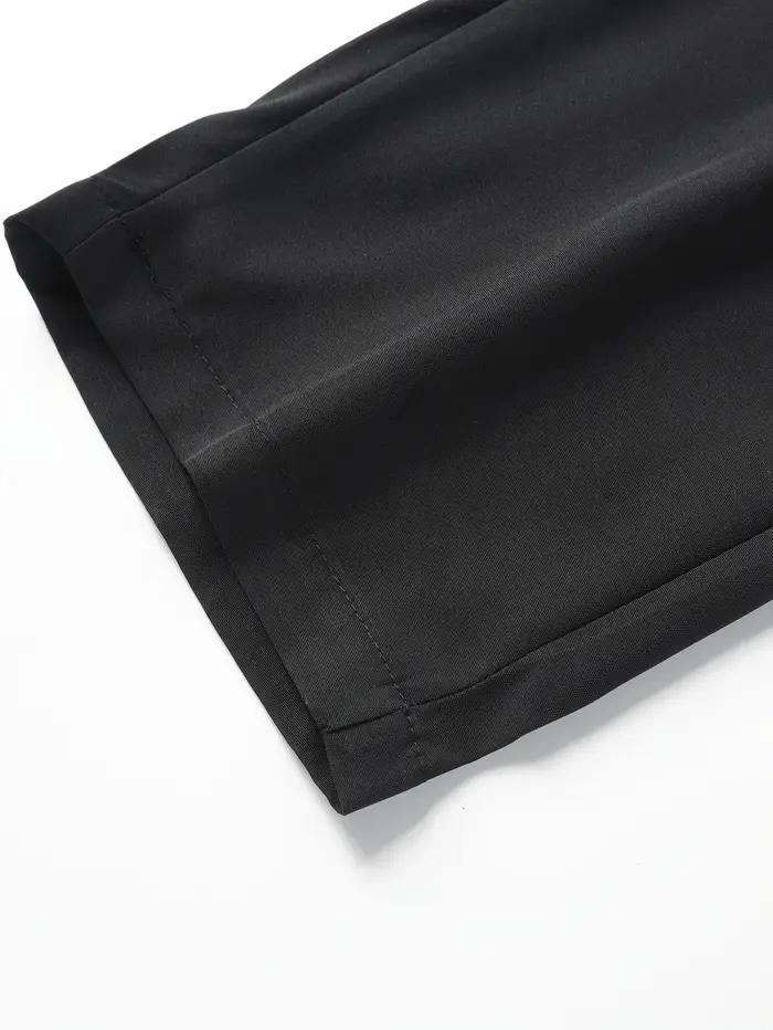 3 pièces pantalons décontractés pour hommes Stretch taille élastique survêtement coréen classique bl