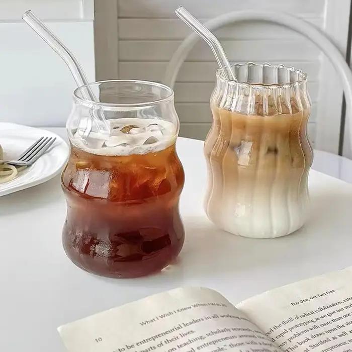 Pailles en verre écologiques réutilisables