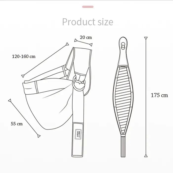 Écharpe Circulaire Multifonction Electrolux pour Bébé Tissu Coton Doux Siège Hipseat Nouveau-Né Occasions Spéciales Nouveaux Parents