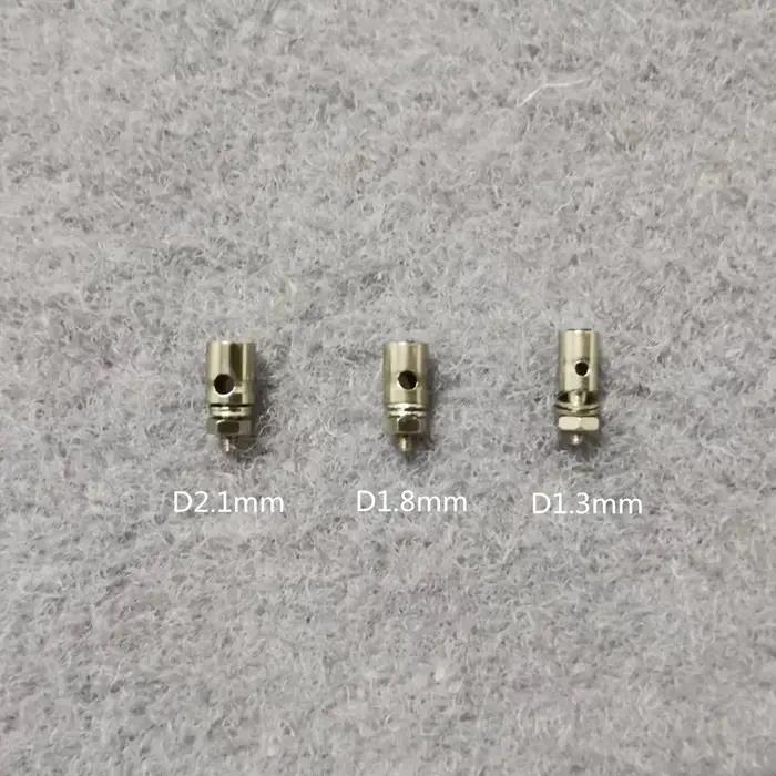 Connecteurs de tige de poussée, bouchons de liaison D1.3/1.8/2.1/3.1mm, pièces de rechange pour modè