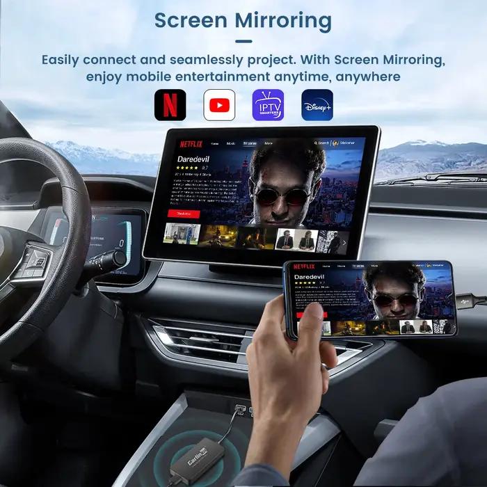 Carlinkit CCPA sans fil Android Auto adaptateur CarPlay sans fil miroir d'écran pour modifier le sys