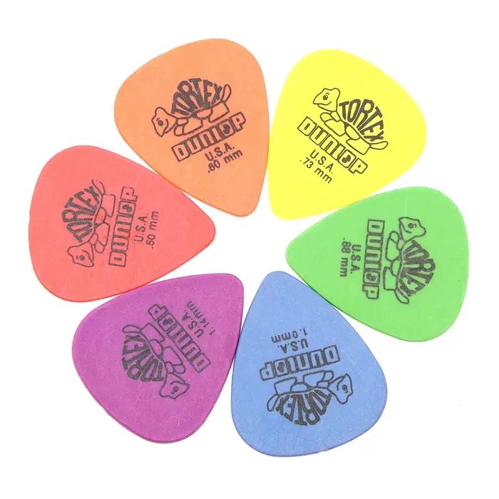 Dunlop – plectres de guitare électrique, 50 pièces, pièces, accessoires, 6 types d'épaisseur