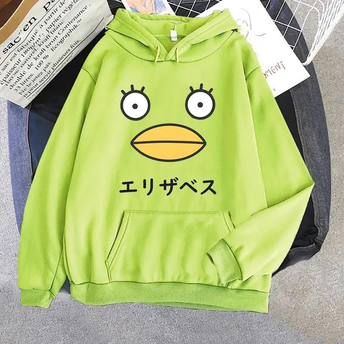 Sweat à capuche Gintama pour femme, sweat-shirt graphique Elizabeth, manches longues, imprimé 10/201