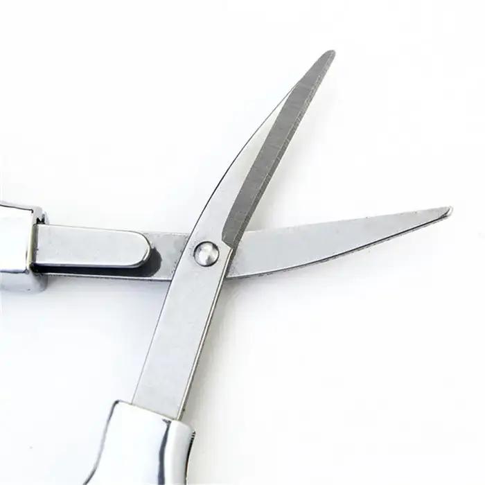Ciseaux vintage pliables en acier inoxydable, coupe-tissu, broderie, tailleur mignon, fil, outils de