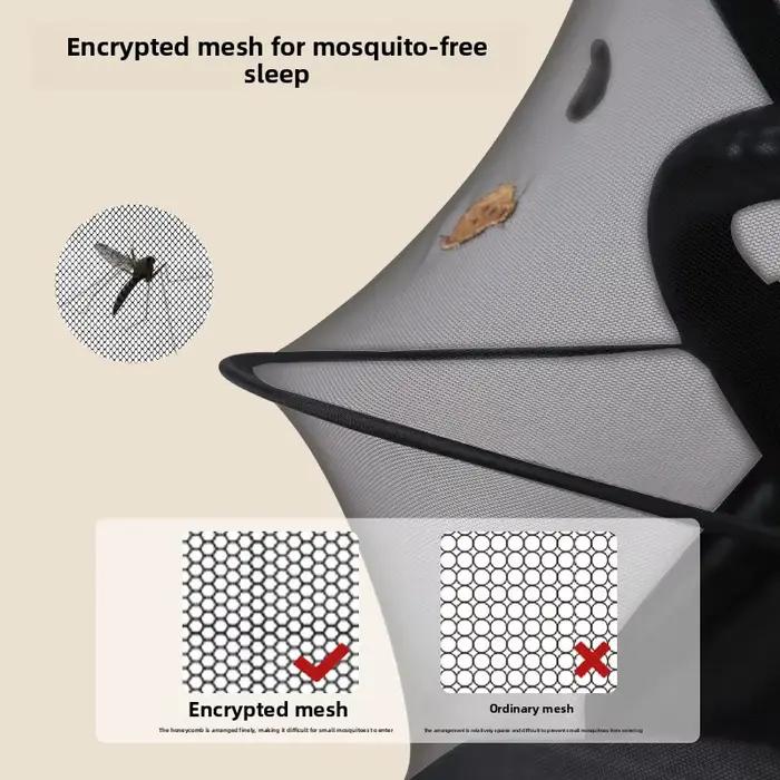 Accessoires pour poussette : Moustiquaire ventilée pour poussette, protection anti-insectes pour enf