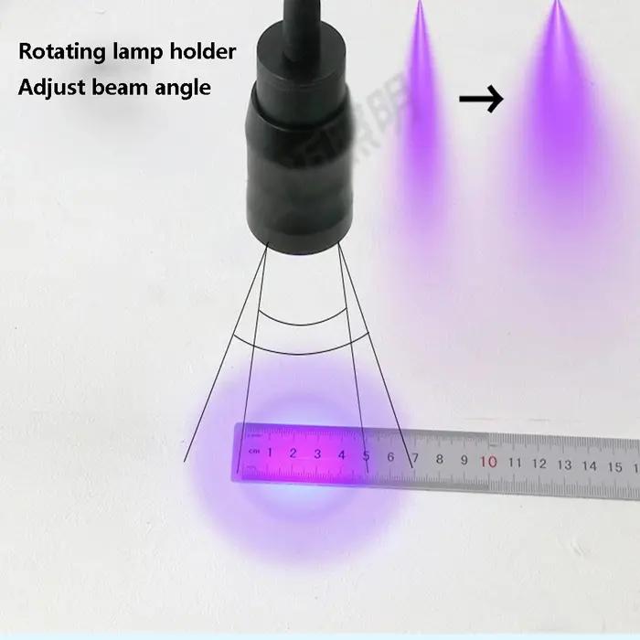 5W USB faux cils colle UV durcissement projecteur régulation faisceau uv cils ongles greffage pied p