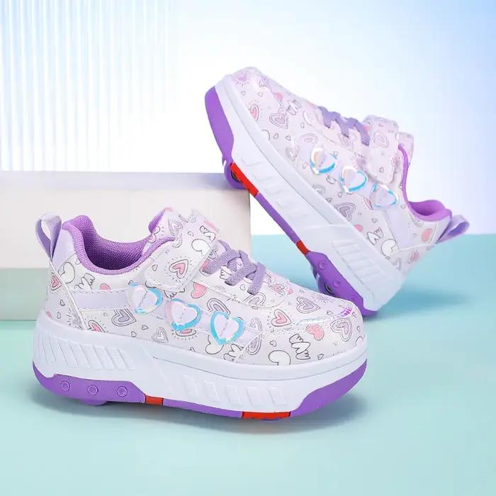 Chaussures à roulettes pour enfants, baskets à roulettes, patins à roulettes pour enfants, chaussure
