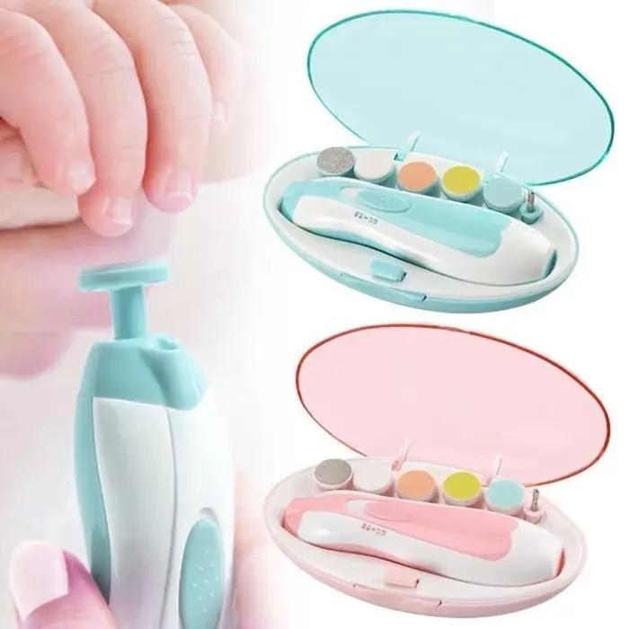Coupe-ongles électrique pour bébé, outil de polissage des ongles pour enfants, soins pour bébé, coup