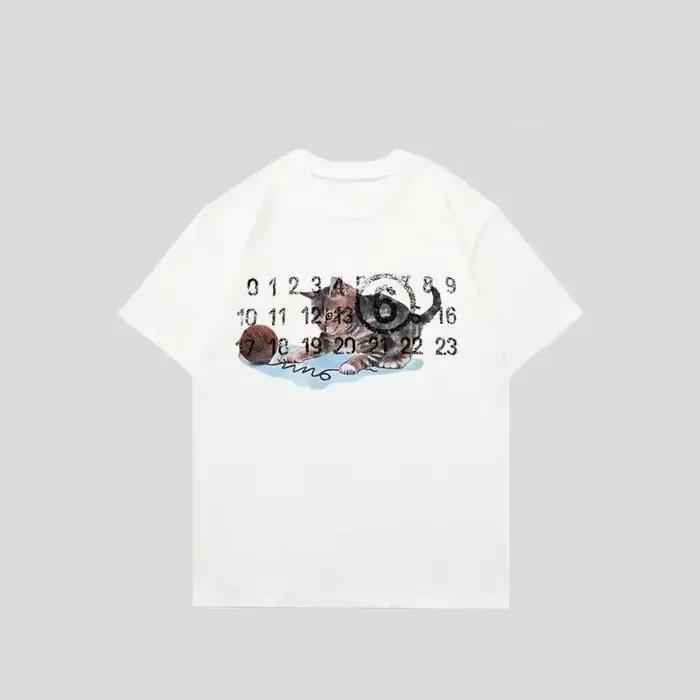 Nouveau T-shirt imprimé tendance Europe et Amérique 2026, col rond et manches courtes, style décontr