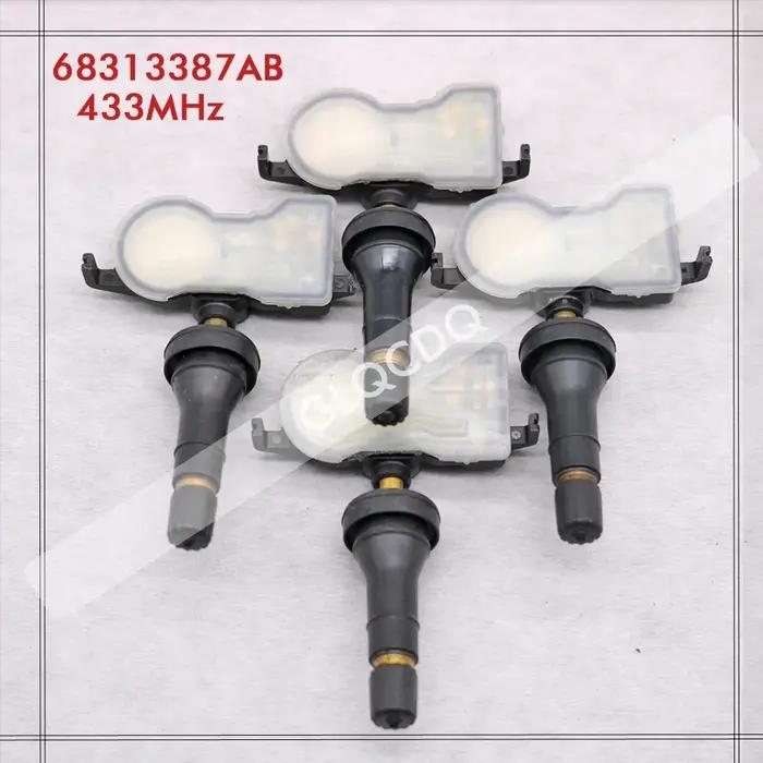 4 pièces pour Jeep Compass 2018-2024, capteur de pression des pneus TPMS 433 MHz, capteur de pressio