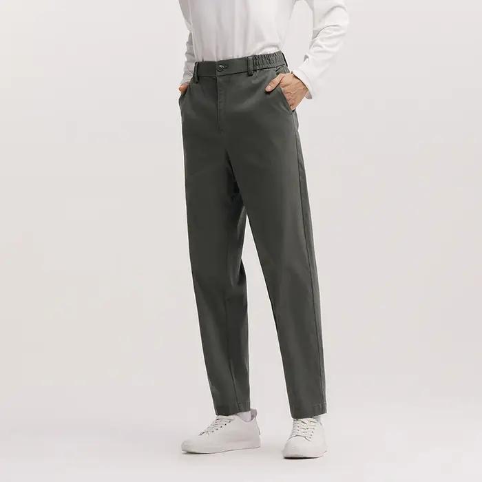 Semir couleur unie pantalons décontractés coupe conique hommes 2025 printemps Style de base Simple m