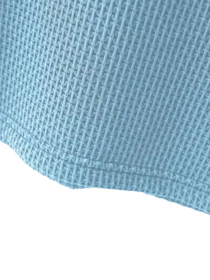 POLO d'été avec poche à revers en soie glacée, T-shirt à manches courtes pour hommes, haut de vêteme