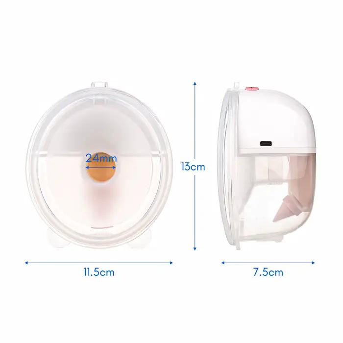 Tire-lait électrique portable mains libres, sans BPA, collecteur de lait d'allaitement