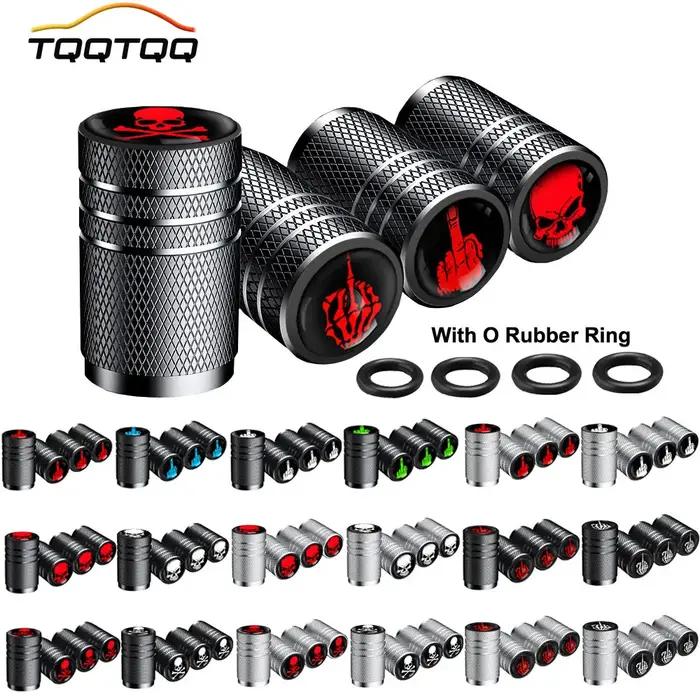 4 pièces/ensemble bouchons de tige de Valve de pneu, bouchon de Valve de pneu en aluminium, résistan