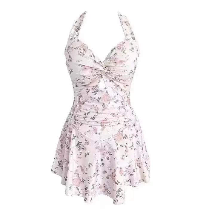 Femmes coréen Sexy une pièce maillot de bain ventre contrôle minceur taille haute maillot de bain pr