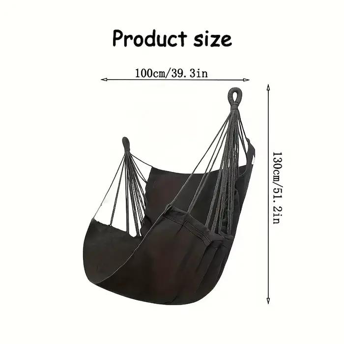 1pc loisirs tissu hamac chaise extérieure balançoire chaise hamac dortoir hamac chaise Anti renverse
