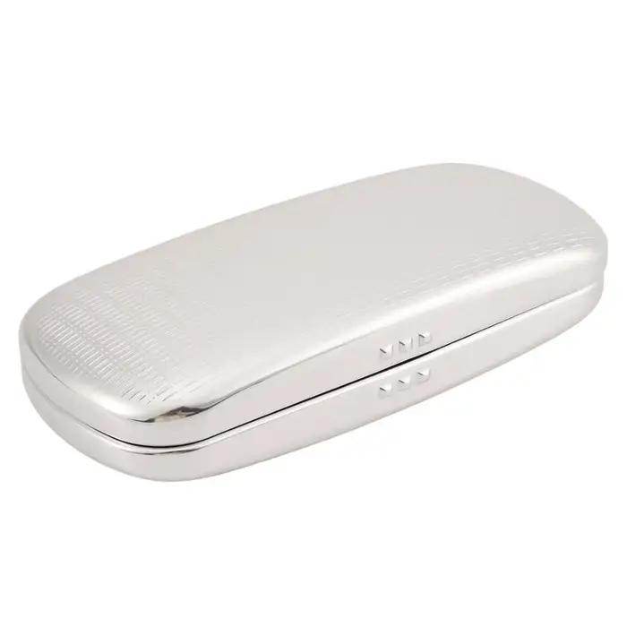 Étui à lunettes A95D, étui à lunettes à coque rigide en aluminium, boîte à lunettes rayée