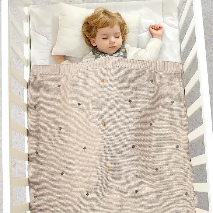 Couverture en mousseline de coton ultra doux 90x70cm pour nouveau-né lange d'emmaillotage drap de couette usage multiple occasions spéciales