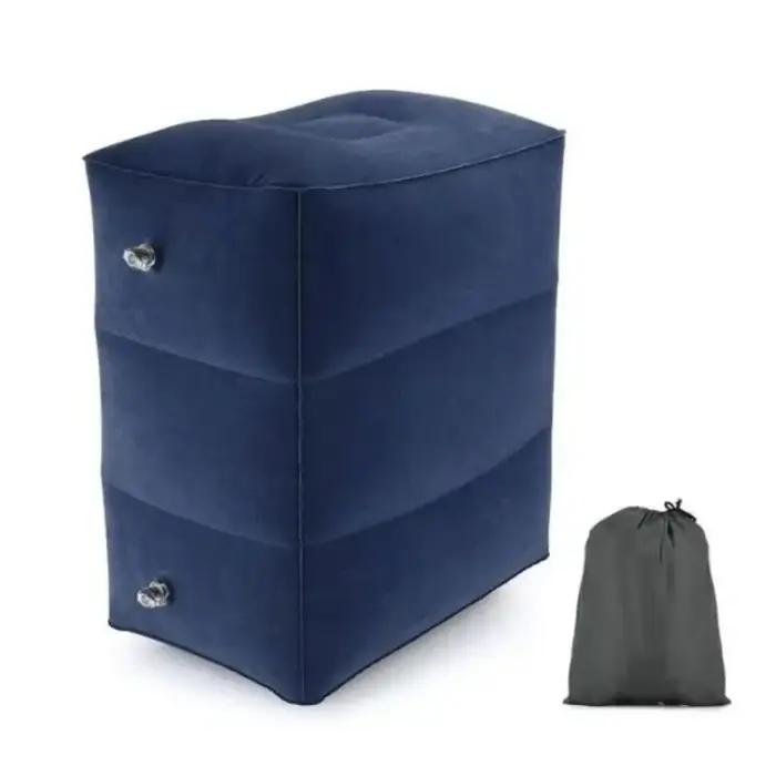 Coussin d'assistant de pied gonflable pour le voyage, portable, réglable, trois couches, recommandé,