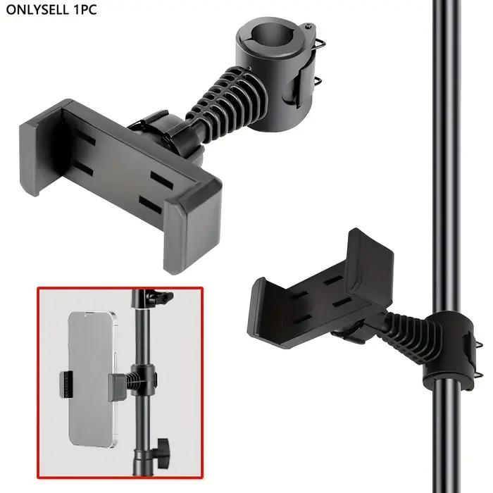 1 accessoire universel pour téléphone et trépied, 360 ° Support de téléphone rotatif pour vélo et