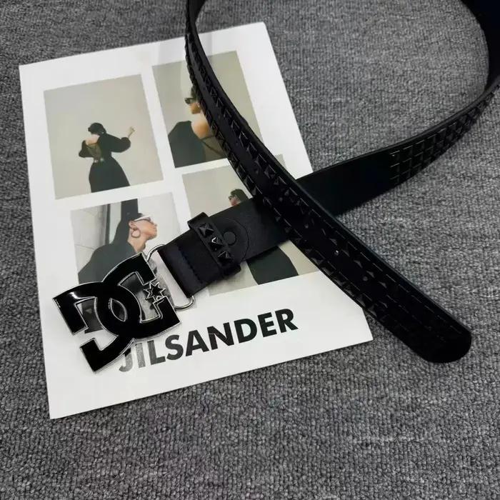 Ceinture de luxe punk 2026 pour femmes et hommes – Style Y2K, design clouté, boucle métallique de ha