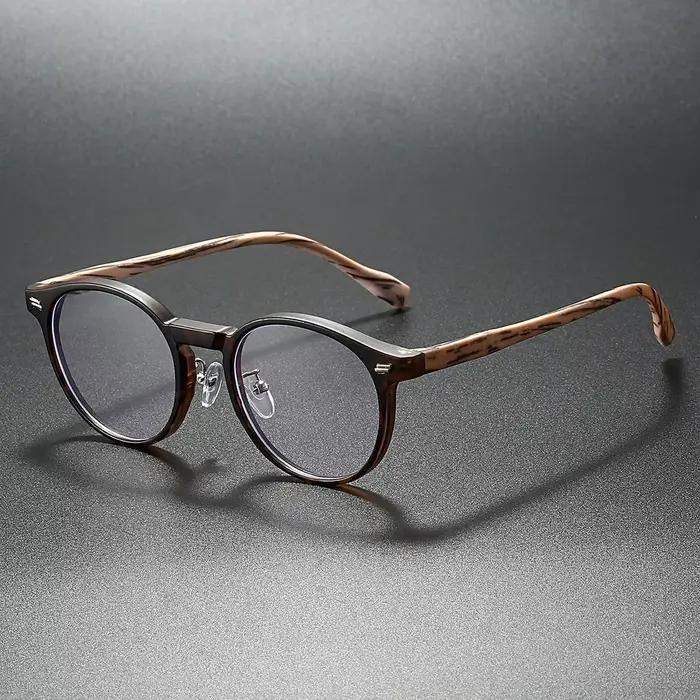 KAMMPT Vintage lunettes rondes mode rétro bleu lumière bloquant lunettes à la mode Design élégant co