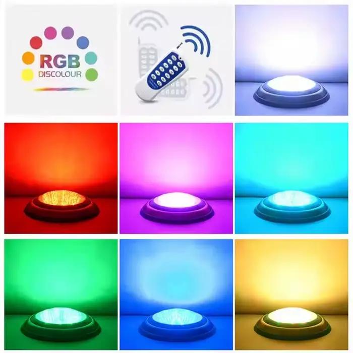 Lampe LED pour piscine, AC12V, en acier inoxydable, IP68, 12W, 18W, 25W, 35W, 54W, télécommande sous