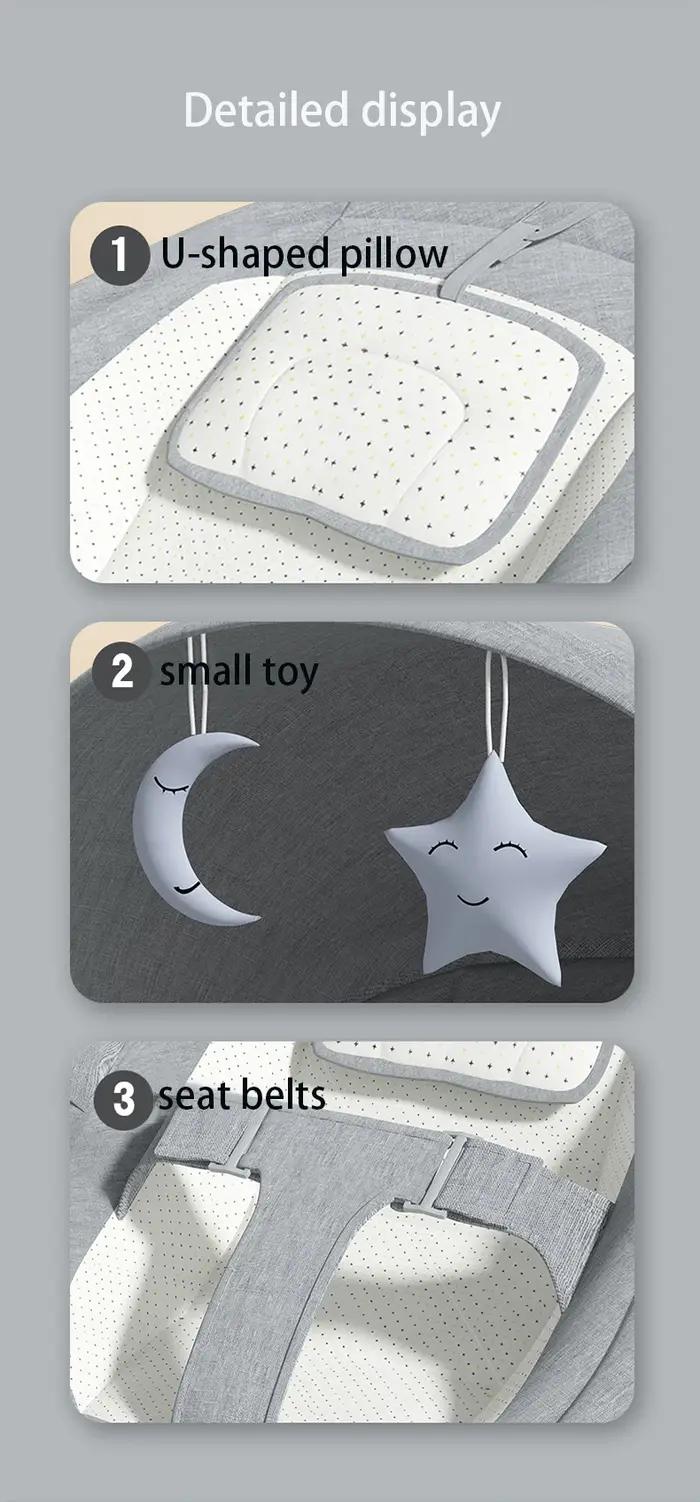 Cradle for Babies Baby Bed Cribs Baby Bassinet Baby Rocking Chair Mobile Baby chair Baby Swing Porta