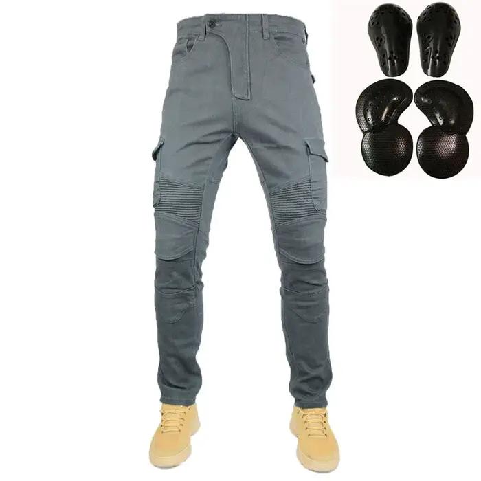 Hommes jean Collection classique Denim UGB06 PK718 PK719 Zip moto pantalon pantalons Motocicleta Hom